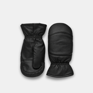 Alpine Luxe Leather Mittens