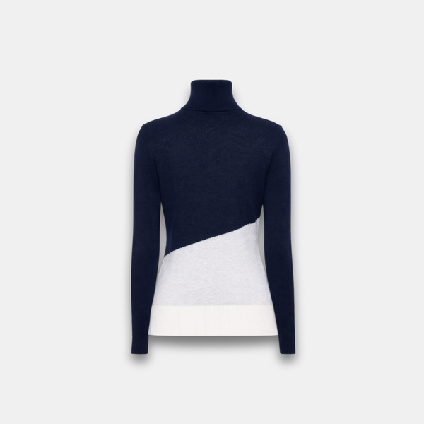 Alpine Scene Turtleneck Sweater